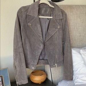 BLANK NYC suede jacket - grey